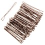 Agrafe pentru par AMT043DD  Maro,  40 bucati de 5,5 cm